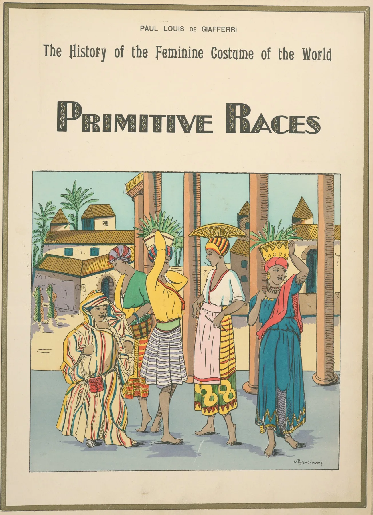 Primitive Races Wall Art by Paul Louis de Giafferri - High-Resolution Digital Print