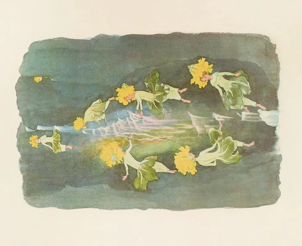 Primula Aoricula Wall Art by Ernst Kreidolf - High-Resolution Digital Print