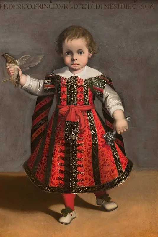 Prince Of Urbino At The Age Of Eighteen Months Wall Art by Alessandro Vitali Federico - High-Resolution Digital Print