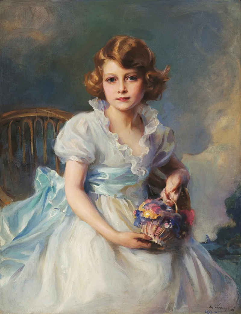 Princess Elizabeth Of York Wall Art by Philip de László - High-Resolution Digital Print