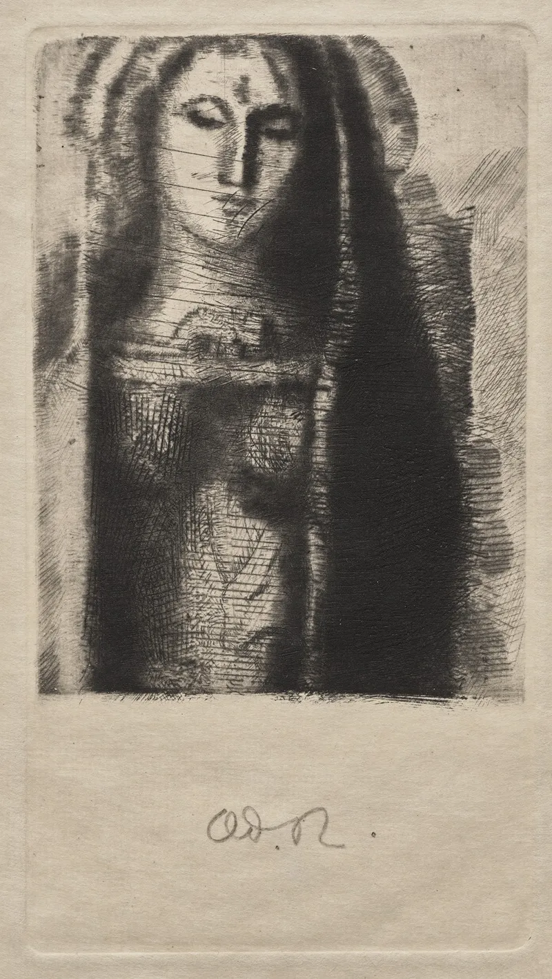 Princess Maleine The Little Madonna 2 Wall Art by Odilon Redon - High-Resolution Digital Print