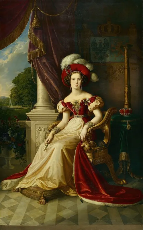 Princess Marianne Of The Netherlands 1810 1883 Wall Art by Wilhelm Wach - High-Resolution Digital Print