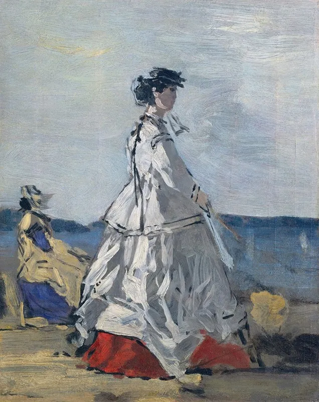 Princess Pauline Metternich On The Beach