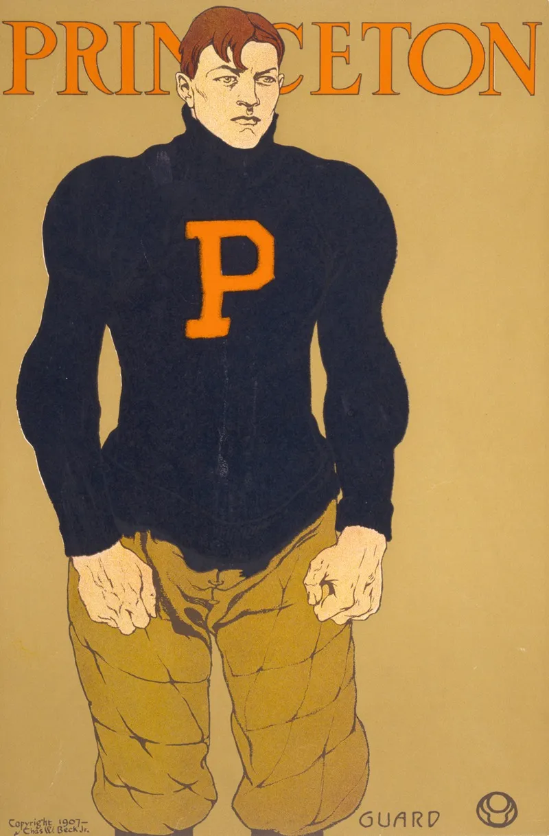 Princeton 2 Wall Art by Edward Penfield - High-Resolution Digital Print