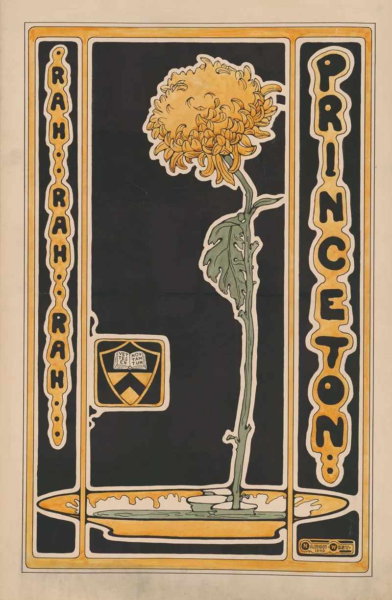 Princeton Rah Rah Rah Wall Art by Nanon West - High-Resolution Digital Print
