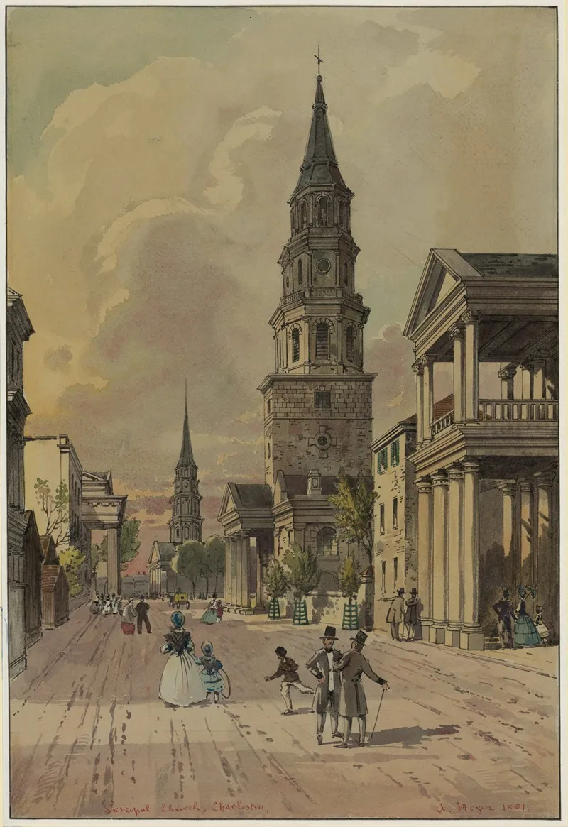 Principal Church Charleston Wall Art by A. Meyer - High-Resolution Digital Print