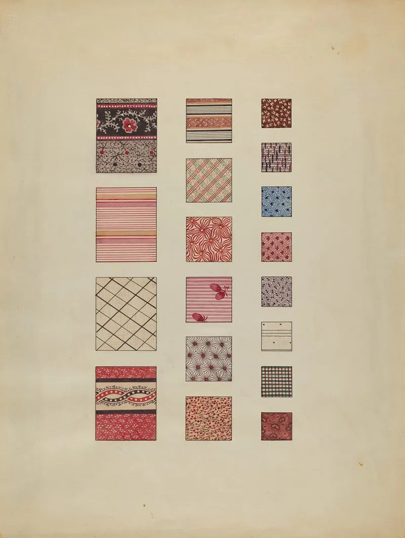 Printed Cottons by Martha Reed - High-Resolution Digital Print