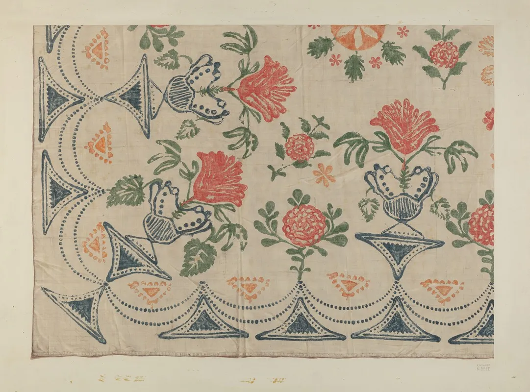 Printed Textile 4 by Edward Kibbee - High-Resolution Digital Print