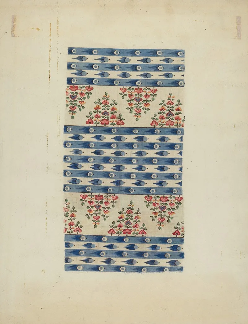 Printed Textile 7 by Eleanor Rogers - High-Resolution Digital Print