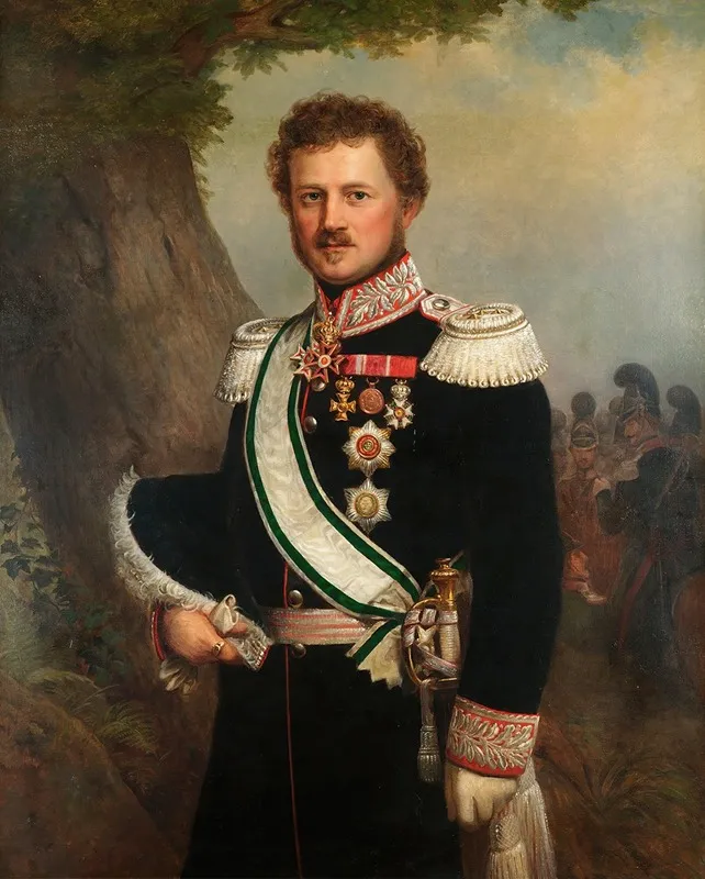 Prinz Emil Von Hessen Und Bei Rhein Wall Art by Follower Of Franz Xaver Winterhalter - High-Resolution Digital Print