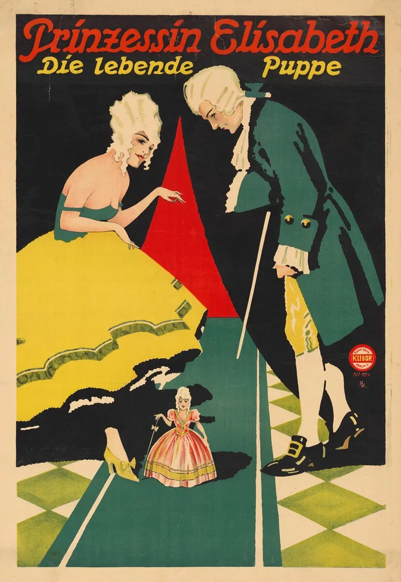 Prinzessin Elisabeth Die Lebende Puppe Wall Art by Anonymous - High-Resolution Digital Print