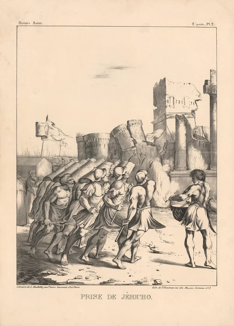 Prise De Jericho Wall Art by P. Bineteau - High-Resolution Digital Print