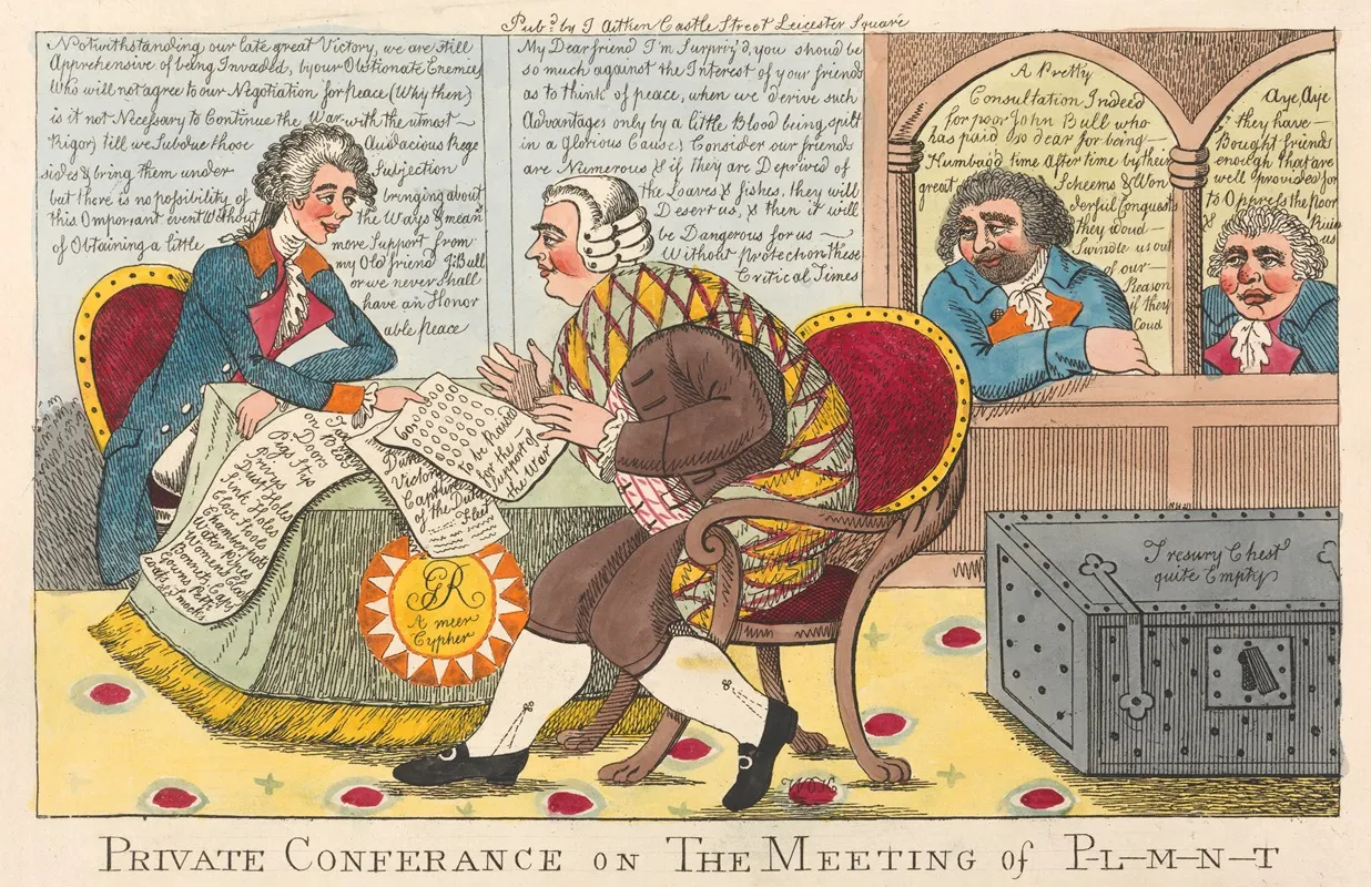 Private Conference On The Meeting Of P L M N T Wall Art by William O'Keefe - High-Resolution Digital Print