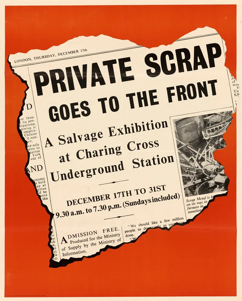 Private Scrap Goes To The Front Wall Art by Anonymous - High-Resolution Digital Print