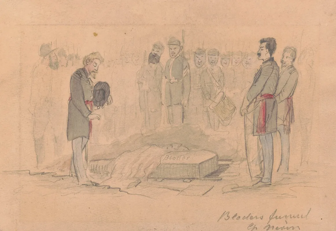 Private Xavier Blodiers Funeral Camp Nevin Kentuck