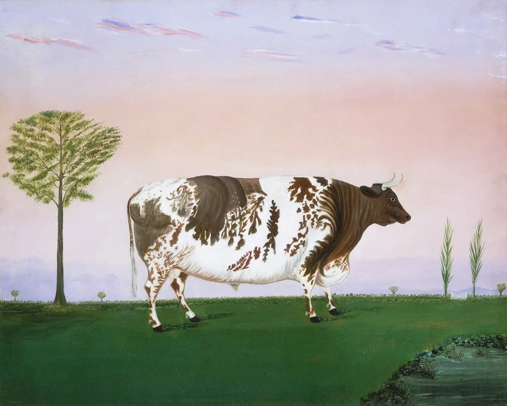 Prize Bull Wall Art by H. Call - High-Resolution Digital Print