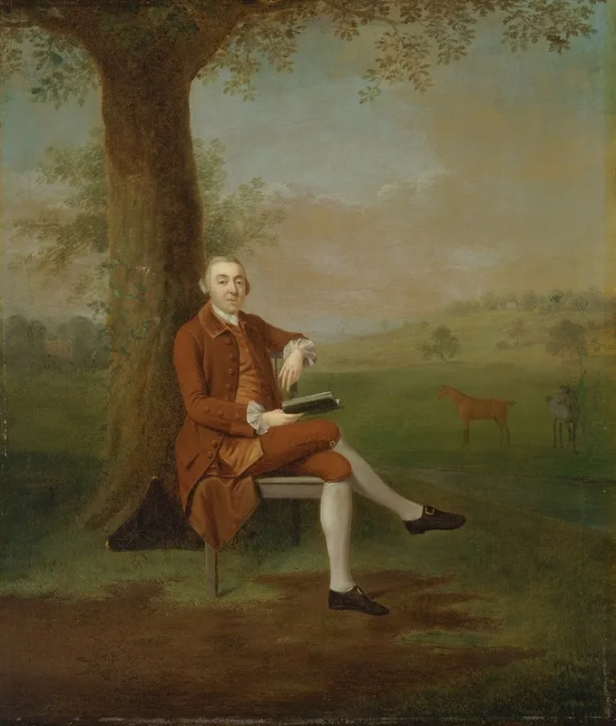 Probably John Trevor Third Baron Trevor Of St Annes Hill Surrey And Trevalyn Hall Denbighshire Wall Art by Arthur Devis - High-Resolution Digital Print