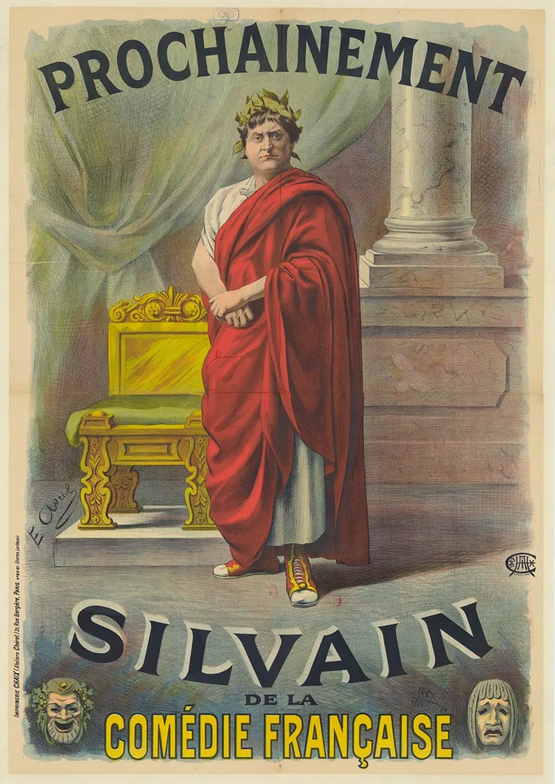 Prochainement Silvain De La Comedie Francaise Wall Art by E. Avril - High-Resolution Digital Print