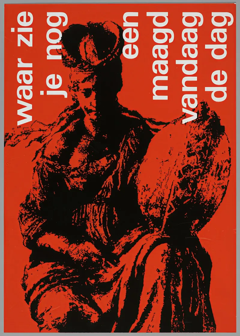 Proefdruk Voor Affiche Voor Tentoonstelling De Stedemaagd Wall Art by Jan Wagener - High-Resolution Digital Print