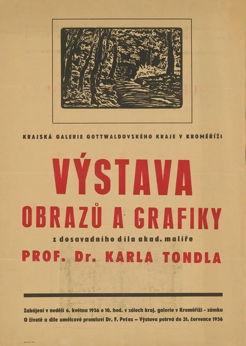Prof Dr Karel Tondl Obrazy A Grafika