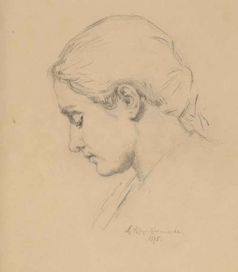 Profile Of A Young Woman 4
