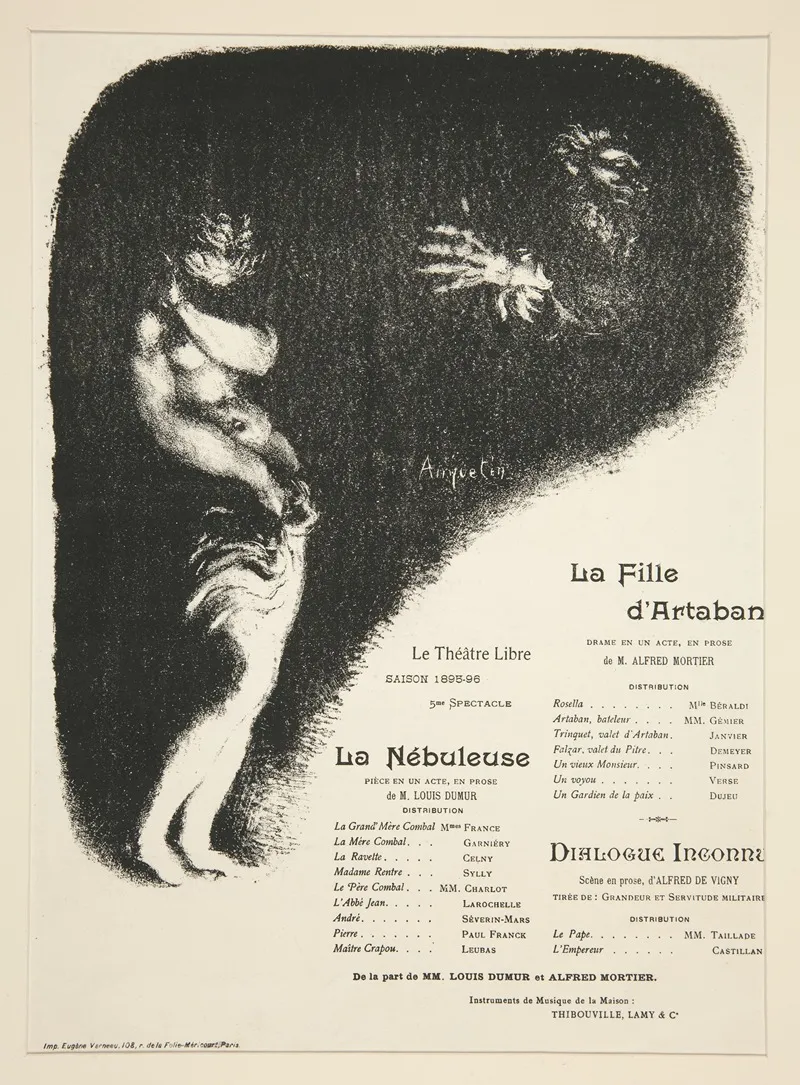 Program For Le Theatre Libre