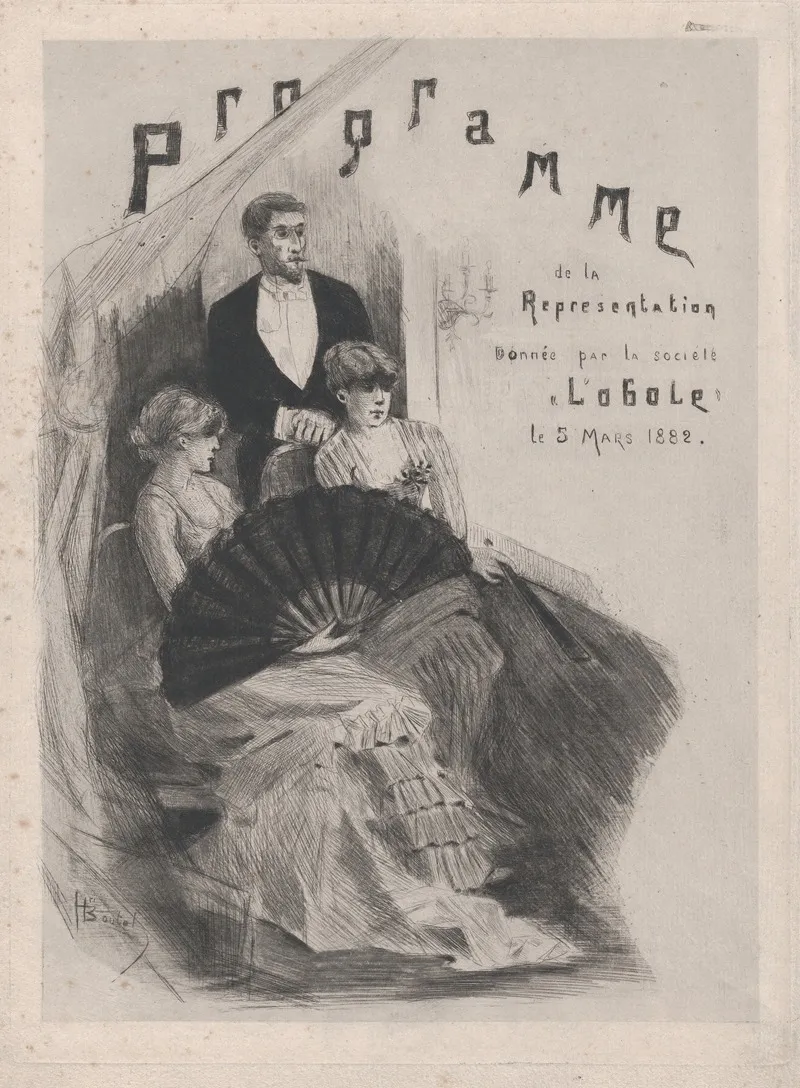 Program For The Performance Of Lobole Wall Art by Henri Boutet - High-Resolution Digital Print