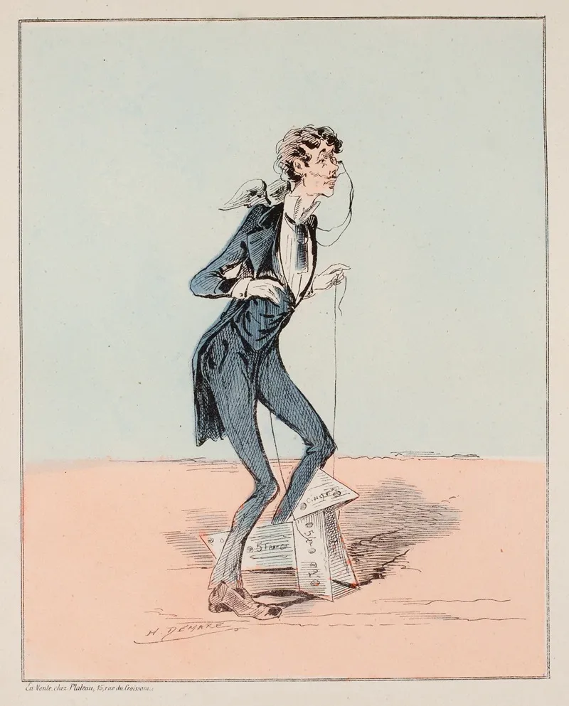 Projet De Costume Pour Le Carnaval De 1872 Wall Art by Henri Demare - High-Resolution Digital Print