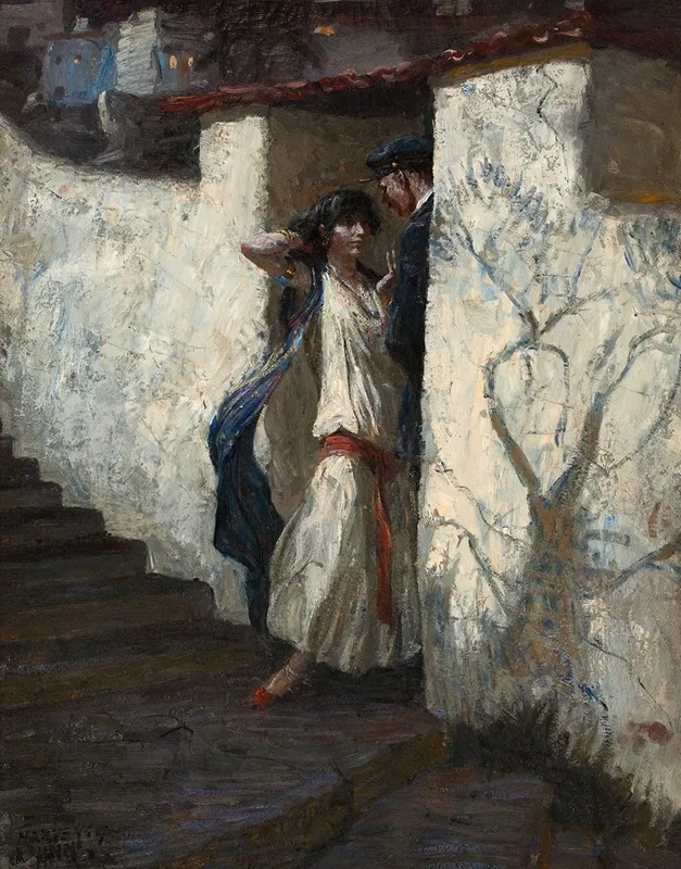 Promise You Will Come Wall Art by Harvey T. Dunn - High-Resolution Digital Print