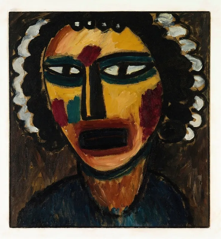 Prophet Sibyl Wall Art by Alexej von Jawlensky - High-Resolution Digital Print