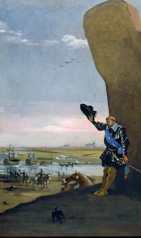 Proposed Decorations For The Lower Hall Of The Nm The Battle At Stangebro Wall Art by Gotthard Werner - High-Resolution Digital Print