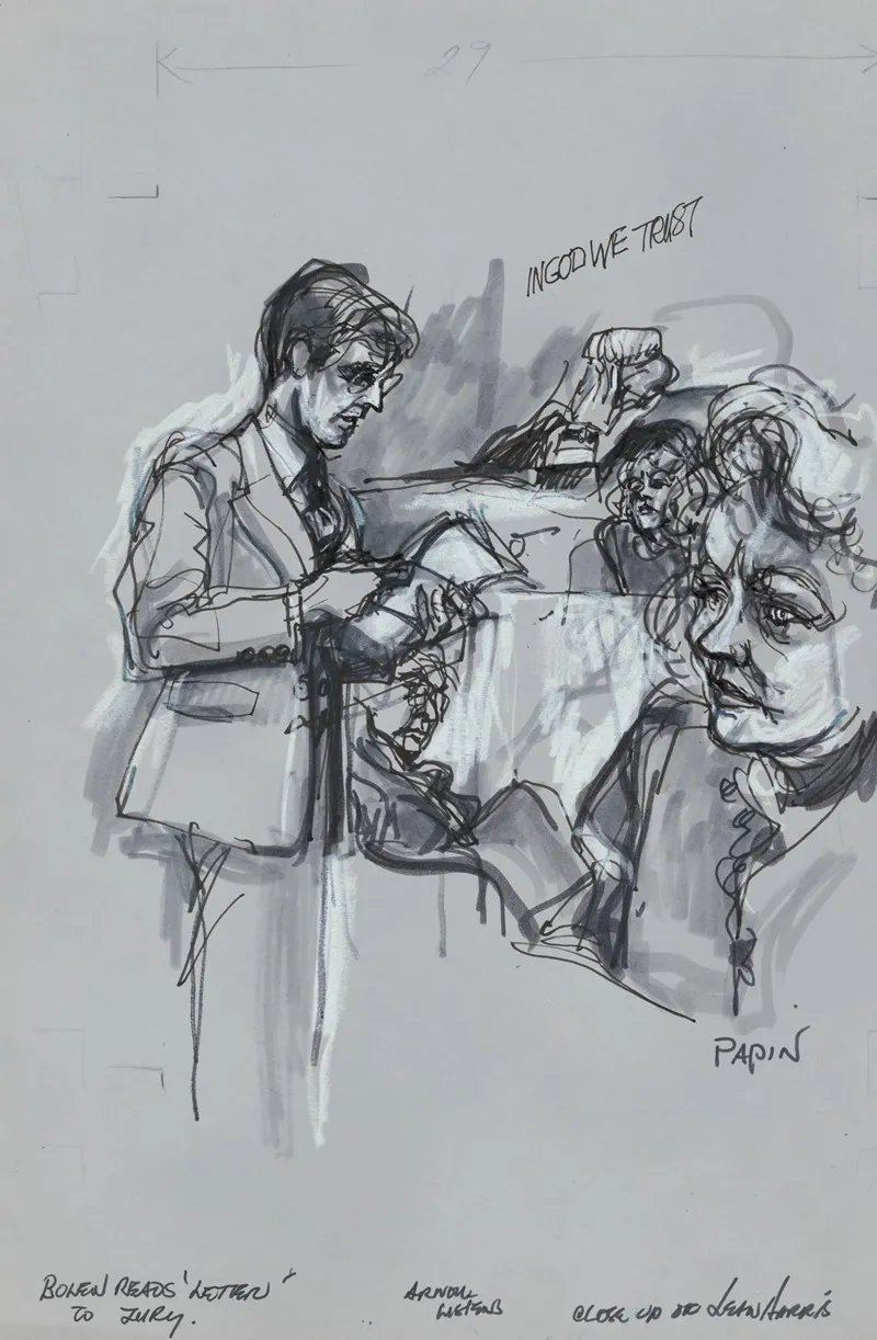 Prosecutor George Bolen Reading To The Jury A Letter Jean Harris Sent To Dr Herman Tarnower