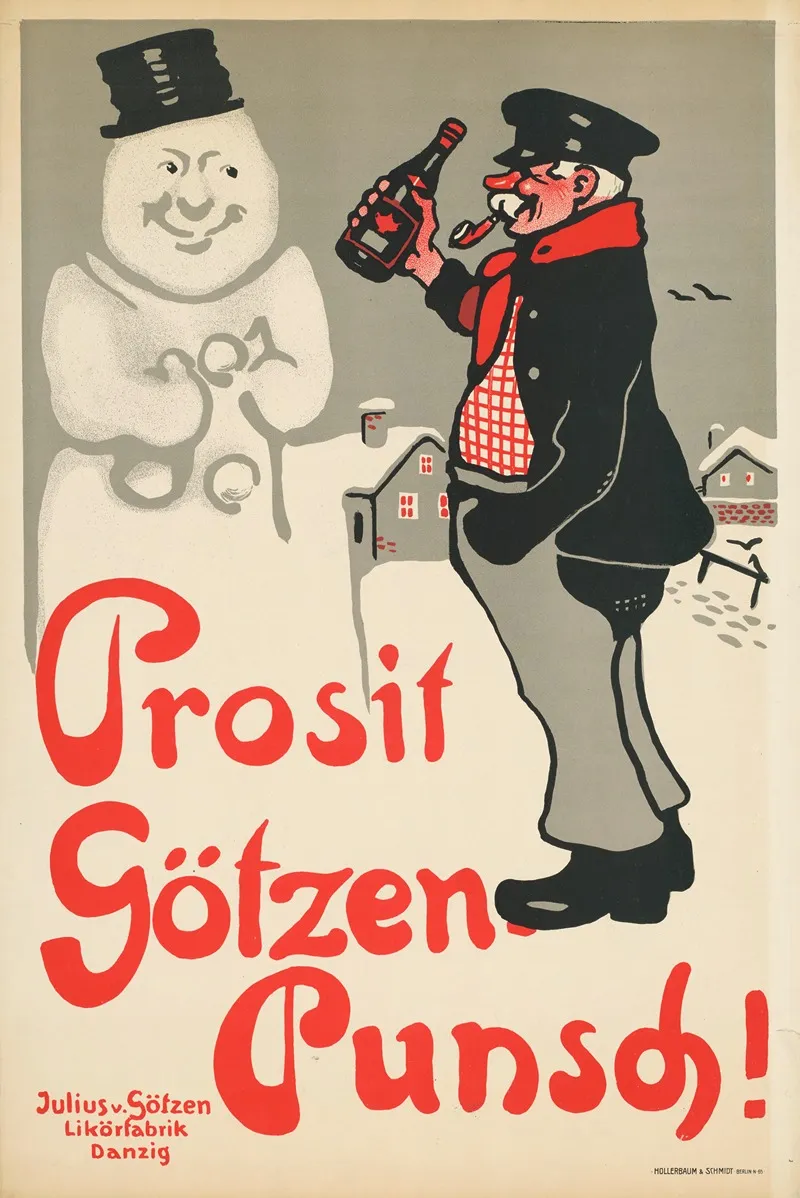 Prosit Gotzen Punsch Wall Art by Edmund Edel - High-Resolution Digital Print