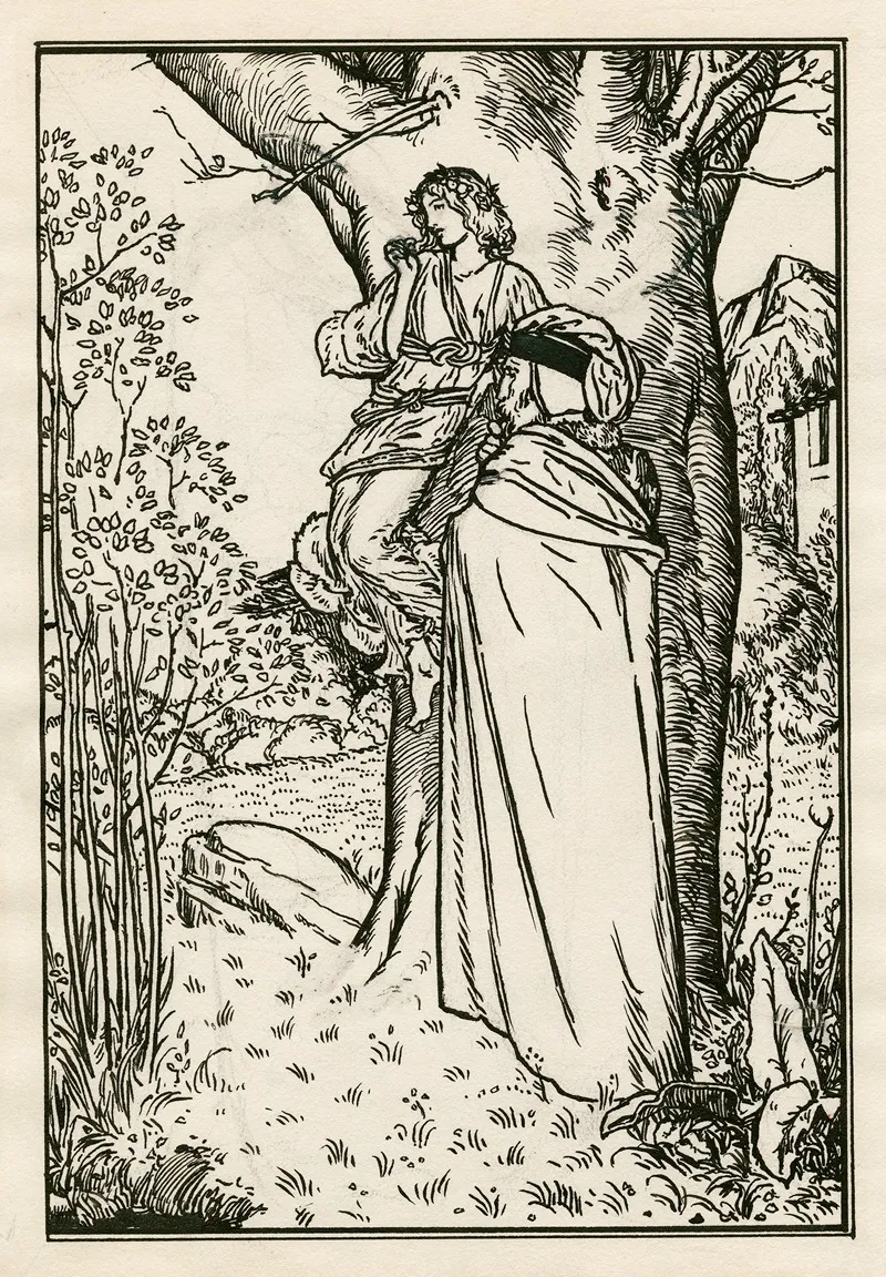 Prospero And Ariel From Act 1 Scene 2 Of The Tempest