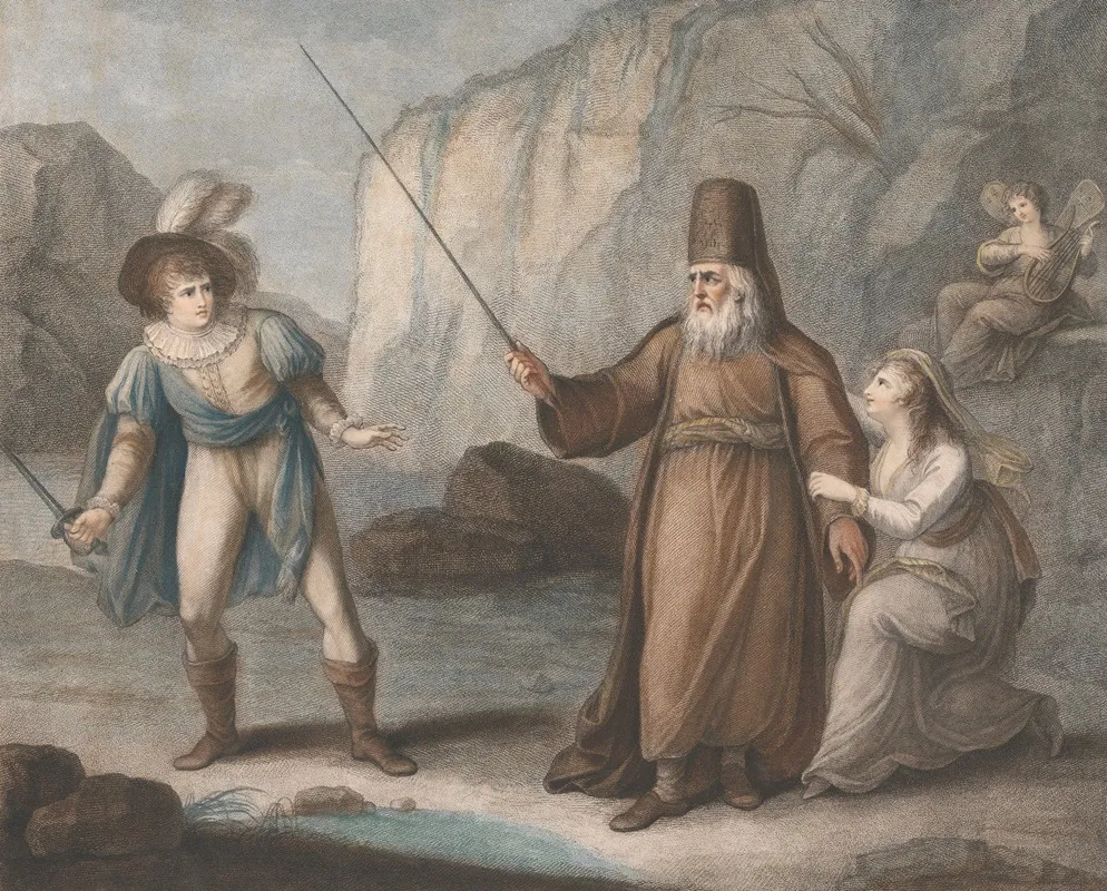Prospero Disarming Ferdinand Act I Scene Ii
