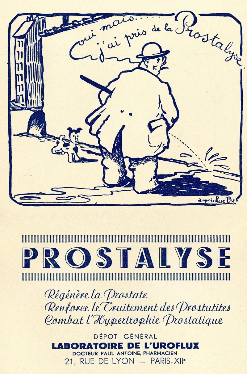 Prostalyse Wall Art by Laboratoire de l'Uroflux - High-Resolution Digital Print