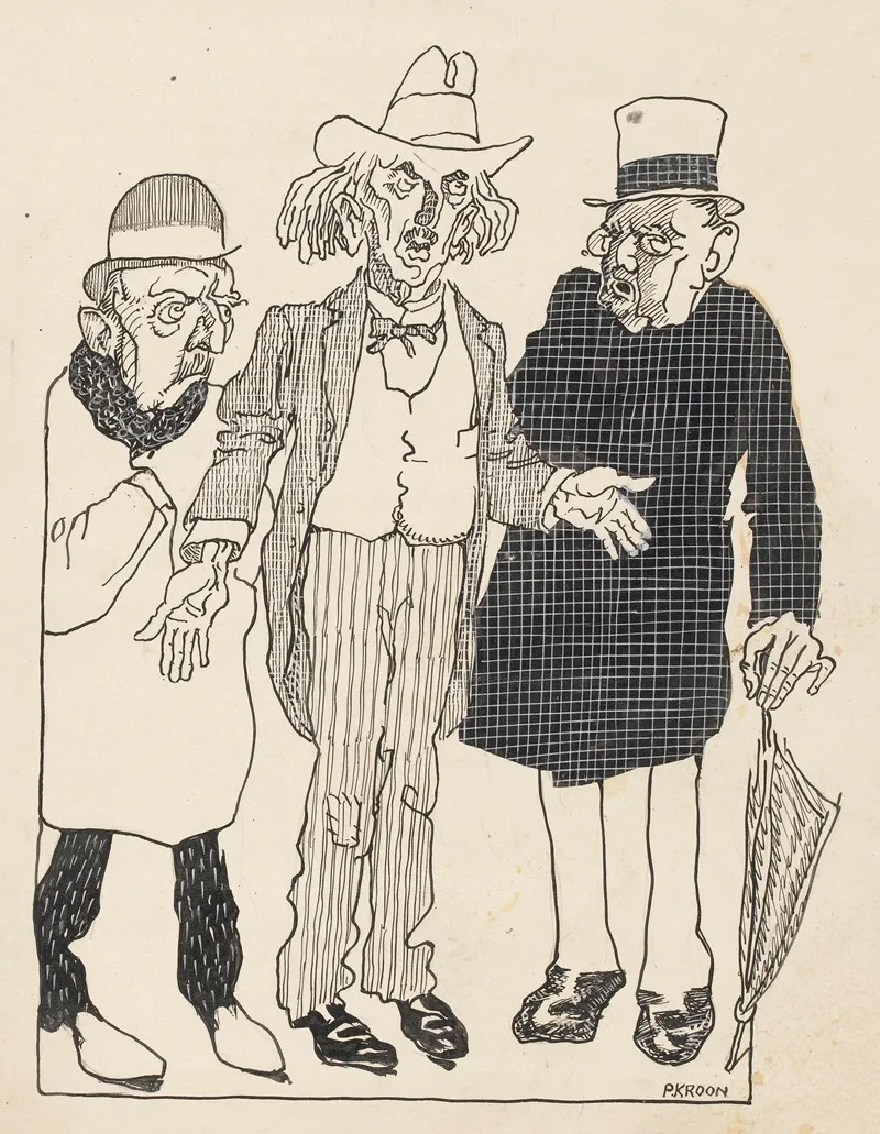 Protest Tegen De Duurtewet 1920 Artisten Meditatie