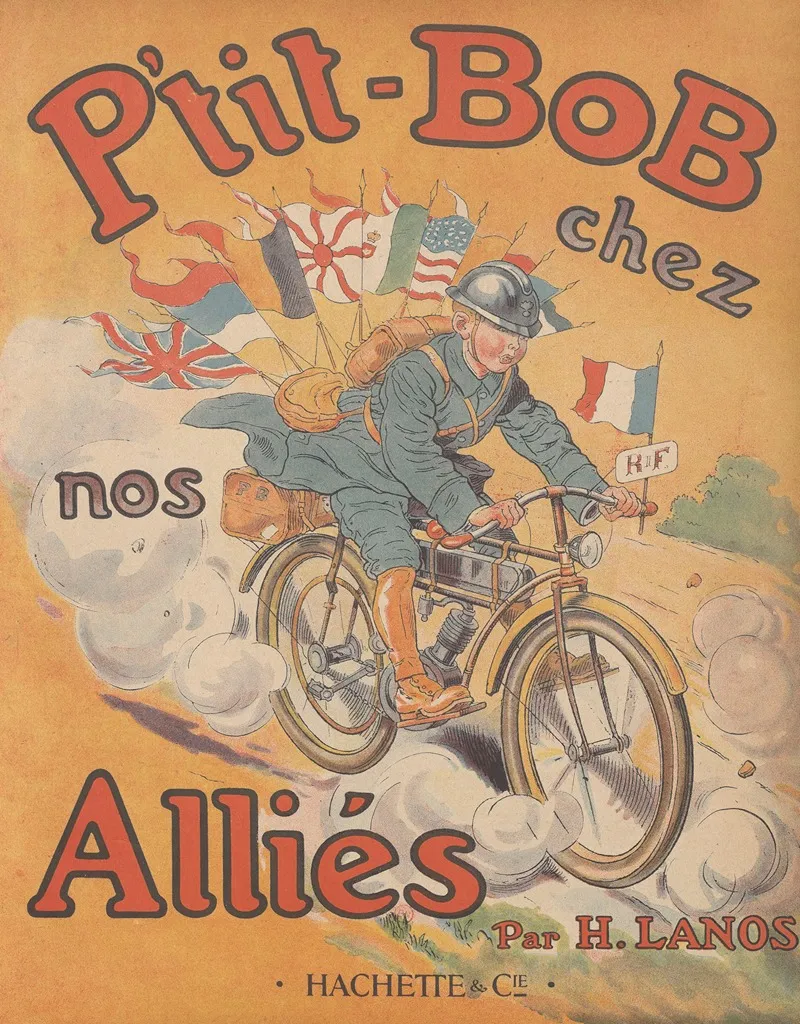 Ptit Bob Chez Nos Allies Cover Wall Art by Henri Lanos - High-Resolution Digital Print