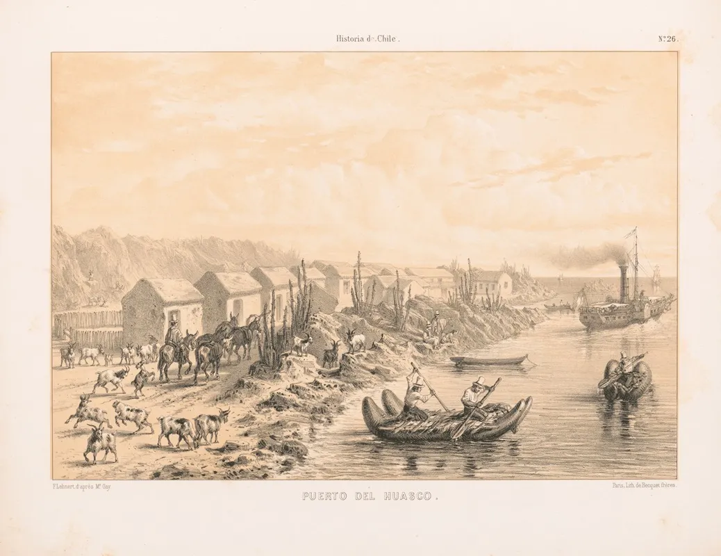 Puerto Del Huasco Wall Art by Pierre Frédéric Lehnert - High-Resolution Digital Print