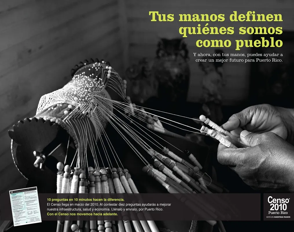 Puerto Rico Awareness Poster by Bureau of the Census - High-Resolution Digital Print