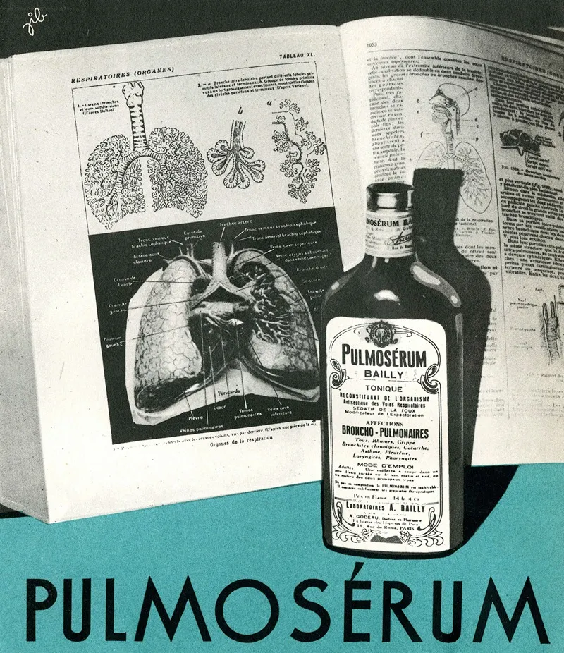 Pulmoserum 4 Wall Art by Laboratoires Bailly - High-Resolution Digital Print