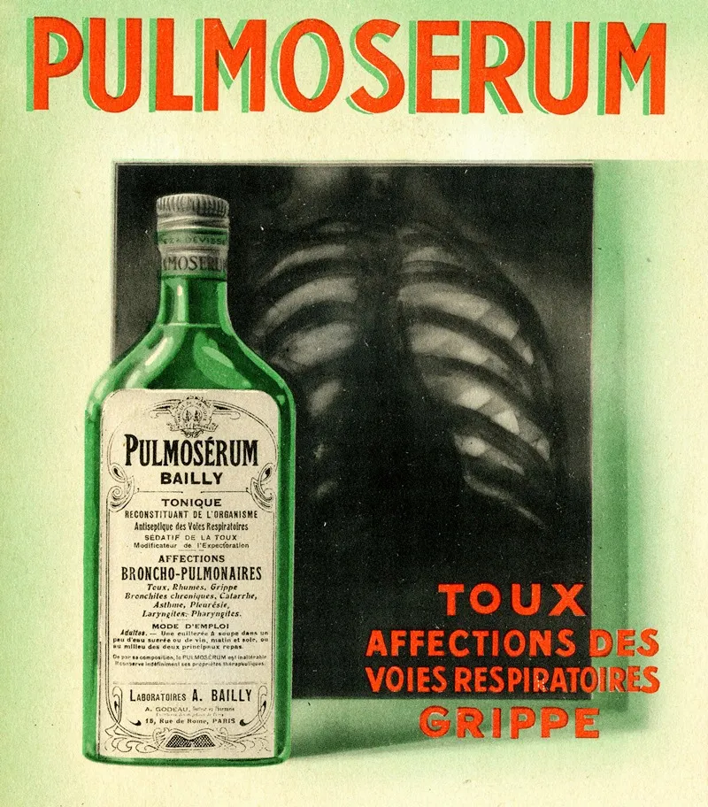 Pulmoserum 5 Wall Art by Laboratoires Bailly - High-Resolution Digital Print