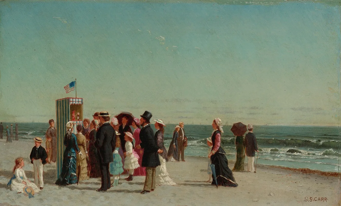 Punch And Judy Show On The Beach