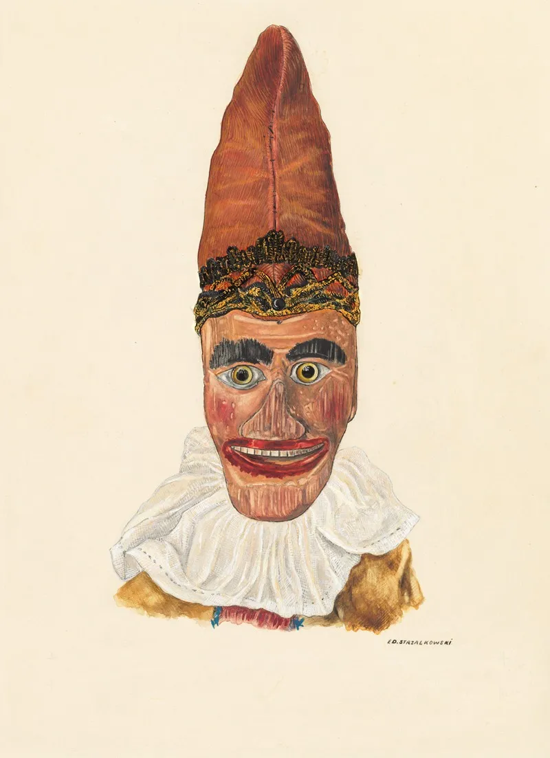 Punchs Head Wall Art by Edward Strzalkowski - High-Resolution Digital Print