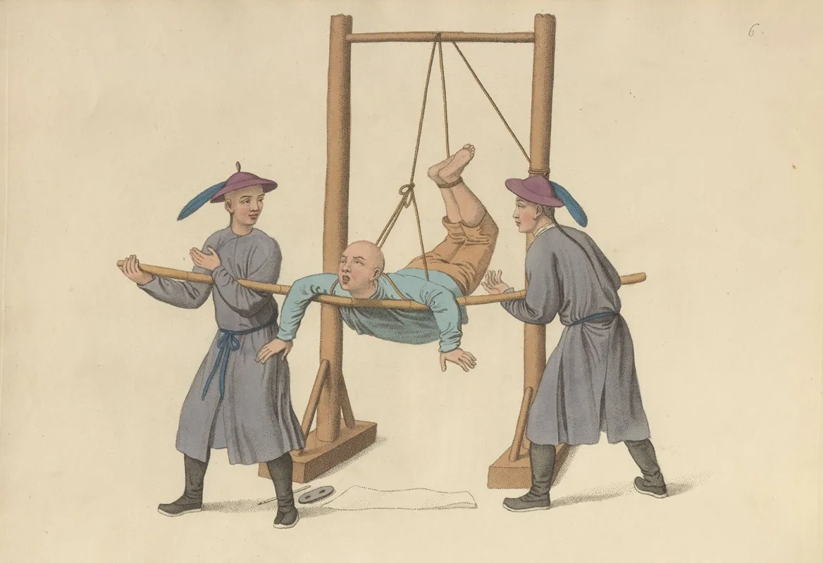 Punishmnent Of The Swing Wall Art by George Henry Mason - High-Resolution Digital Print