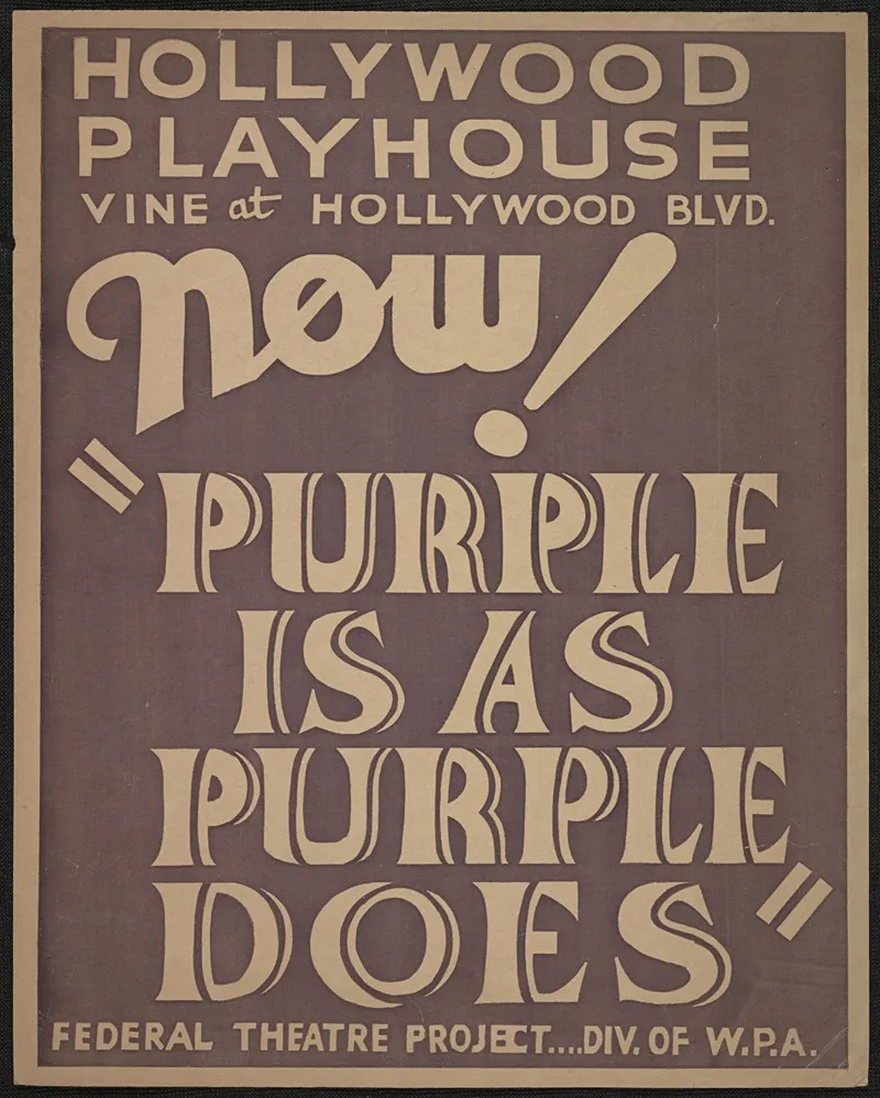 Purple Is As Purple Does A Touch Of Brimstone Wall Art by Anonymous - High-Resolution Digital Print