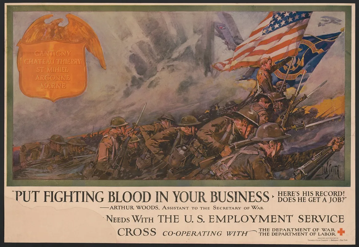 Put Fighting Blood In Your Business Heres His Record Does He Get A Job Wall Art by Dan Smith - High-Resolution Digital Print