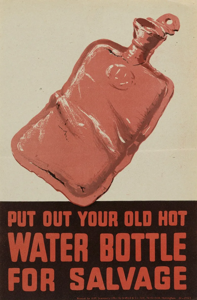 Put Out Your Old Hot Water Bottle For Salvage