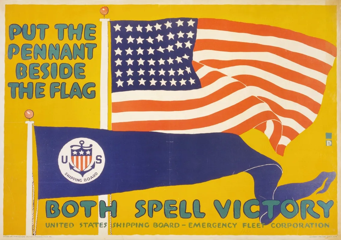 Put The Pennant Beside The Flag Both Spell Victory