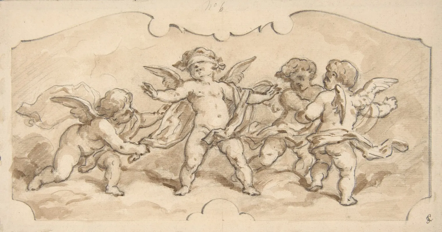 Putti At Play 3